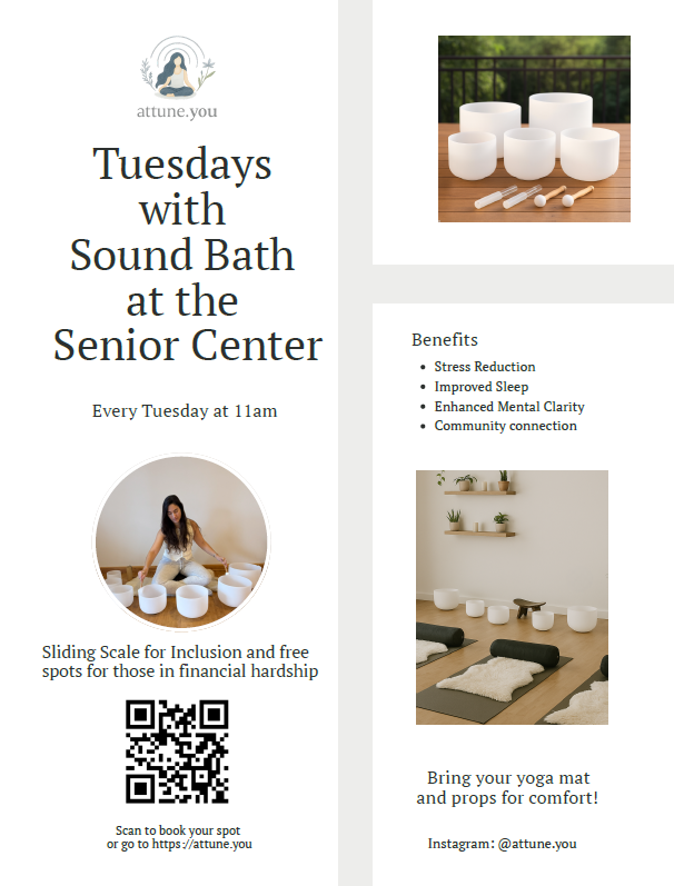 Sound Bath Tuesdays!